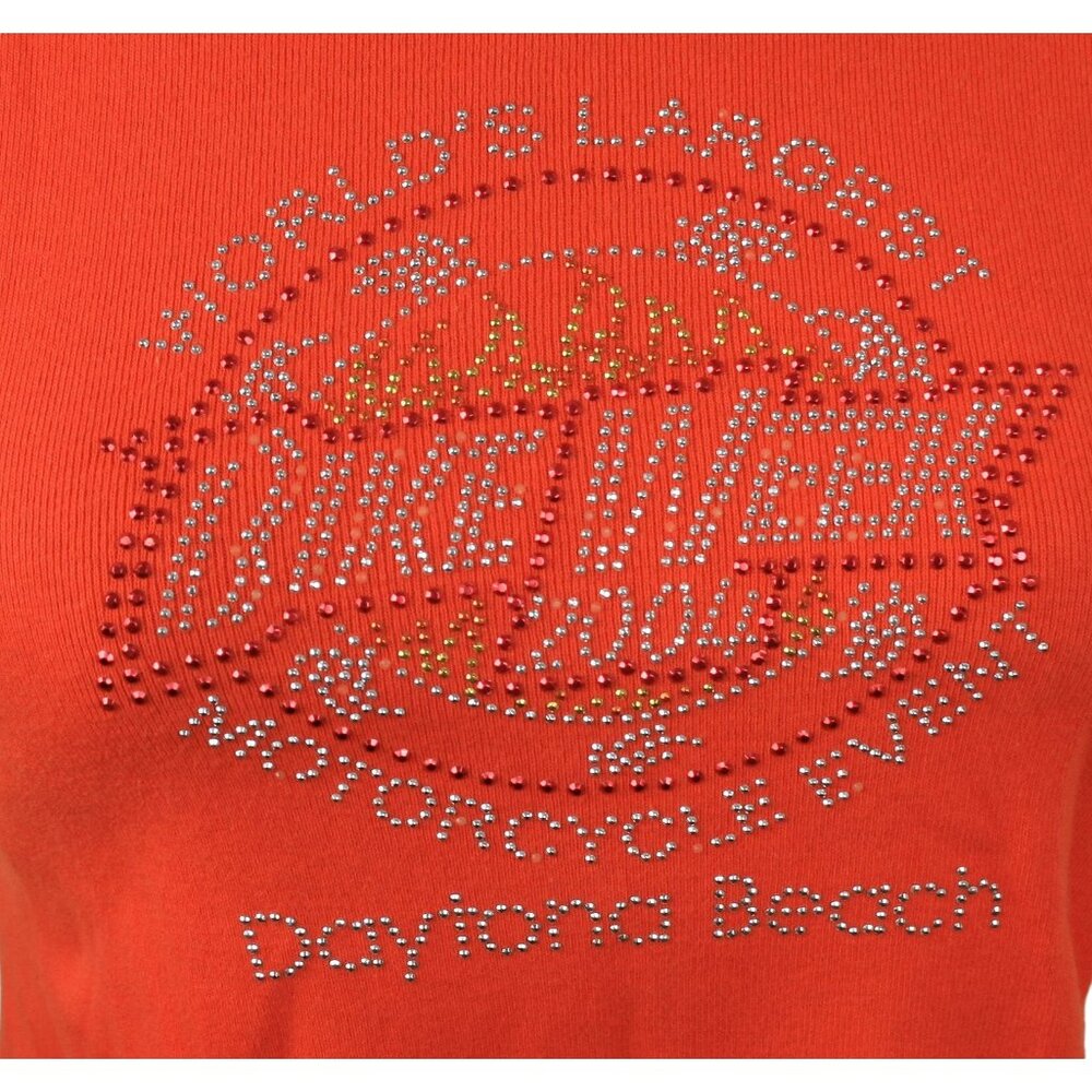 Daytona Beach Bike Week 2004 Ladies Top 100% Cotton Size: Large - Picture 3 of 9